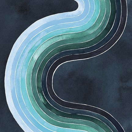 Framed Mid Century Current I Print