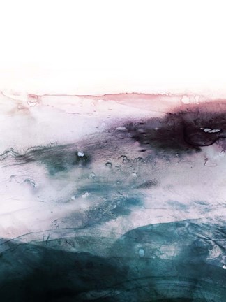 Framed Amethyst Vista I Print
