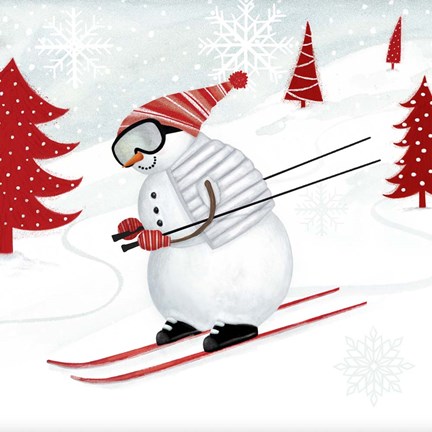 Framed Snow Day II Print