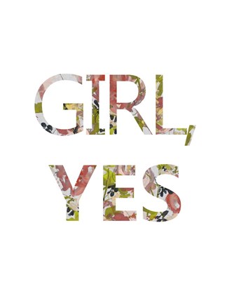 Framed Empower Flowers IV Print