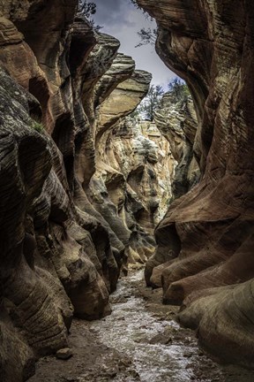 Framed Slot Canyon Utah 6 Print