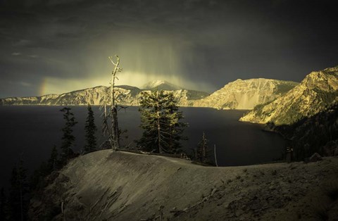 Framed Crater Lake 2 Print