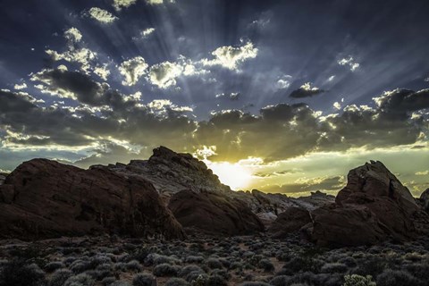 Framed Valley Of Fire 4 Print