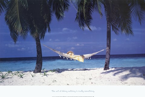 Framed Doing Nothing Print