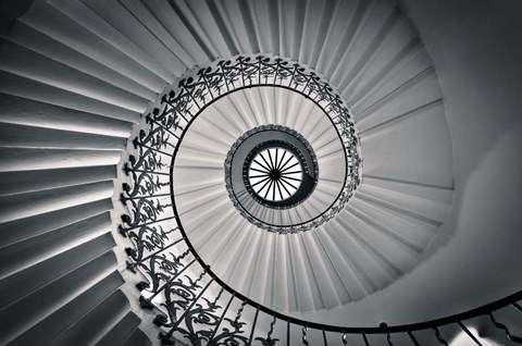 Framed Tulip Staircase Print
