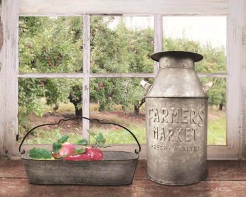 Framed Apple Orchard Print