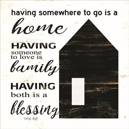 Framed Blessing Print