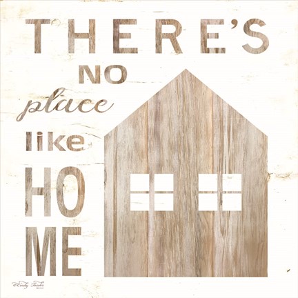 Framed There&#39;s No Place Like Home Print