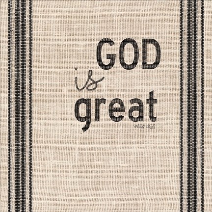 Framed God is Great Print