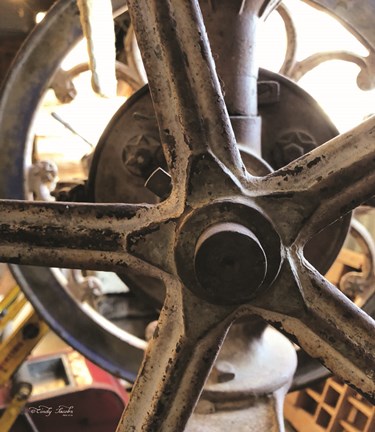 Framed Star Wheel Print