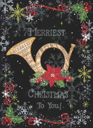 Framed Merriest Christmas Print