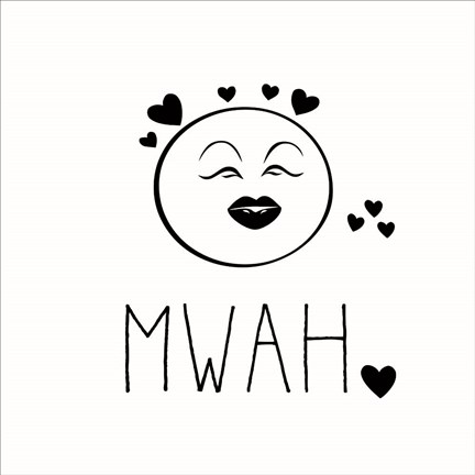 Framed Mwah Print
