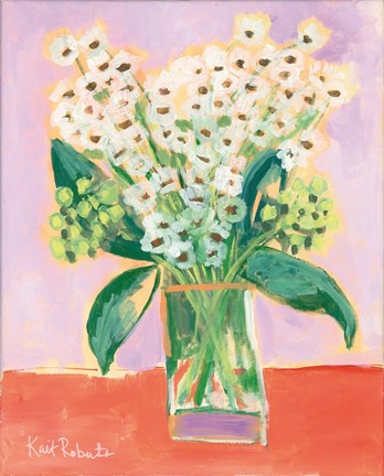 Framed Flowers for Eliza I Print