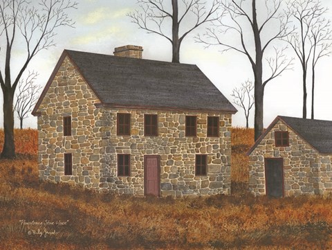 Framed Pennsylvania Stone House Print