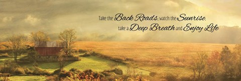 Framed Enjoy Life Print