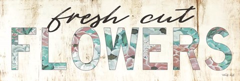 Framed Fresh Cut Flowers Print