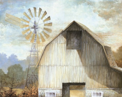 Framed Barn Country Print