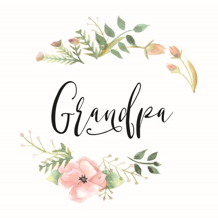 Framed Grandpa Print