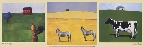 Framed Farmhouse Trilogy Print