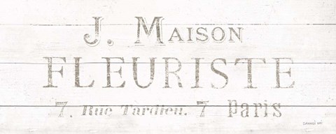 Framed Maison des Fleurs X Print