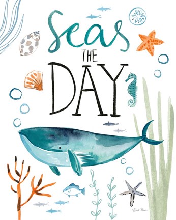 Framed Whale Tale II Print