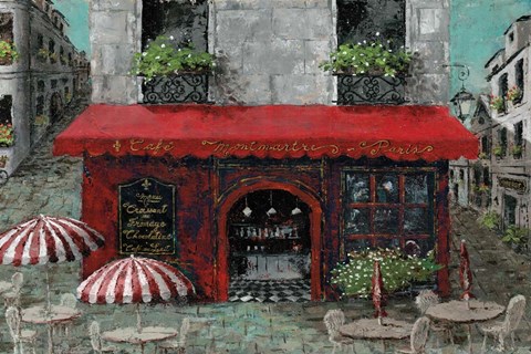Framed Cafe Monmartre Print