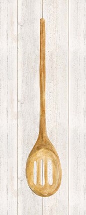 Framed Vintage Kitchen Wooden Spoon Print