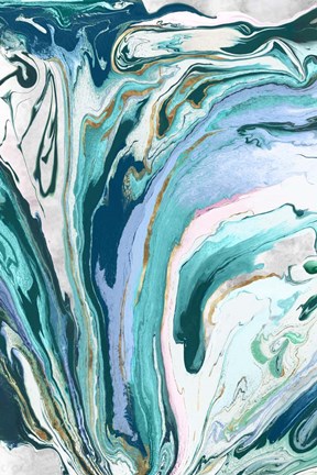 Framed Marble Petroleum III Print