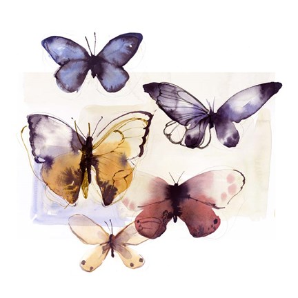 Framed Butterfly Fly Away III Print