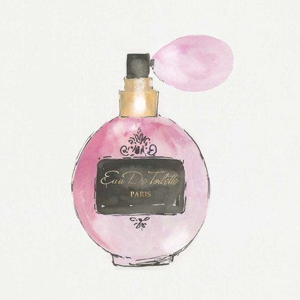 Framed Perfume Paris I Print