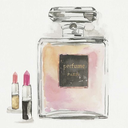 Framed Perfume Paris III Print