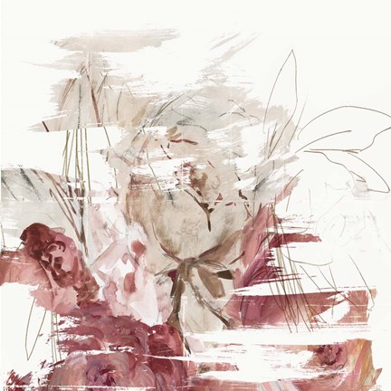 Framed Crimson Lust II Print