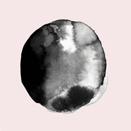 Framed New Moon II Blush Print