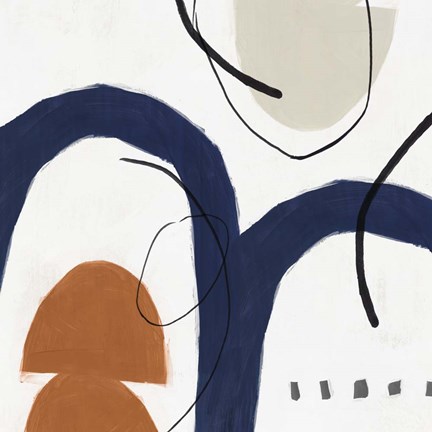 Framed Elasticity I Print