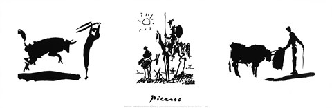 Framed Picasso Trilogy Print