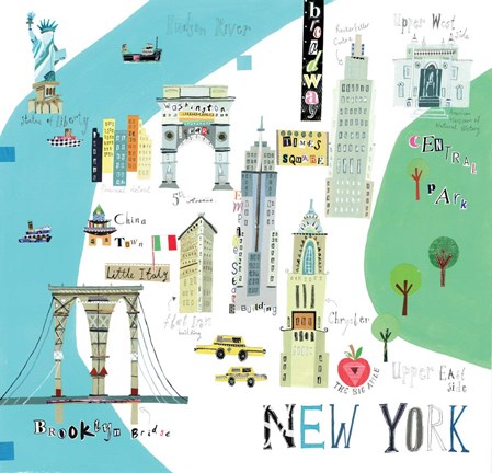 Framed New York City Print