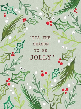 Framed Jolly Season Print