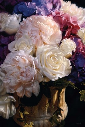 Framed Rhapsody in Bloom - Vertical Print