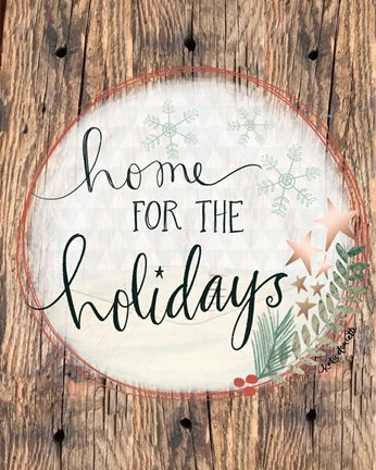 Framed Home for the Holidays Print