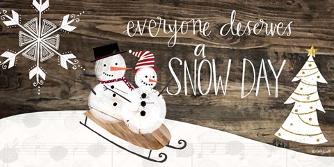 Framed Snow Day Print