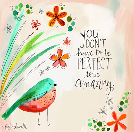 Framed Perfect Amazing Print