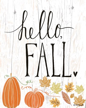 Framed Hello Fall Print