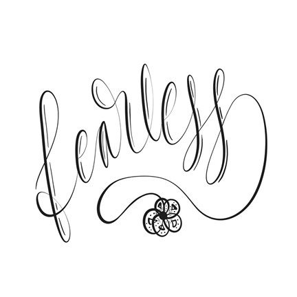 Framed Fearless Print