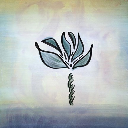 Framed Watercolor Flower Print