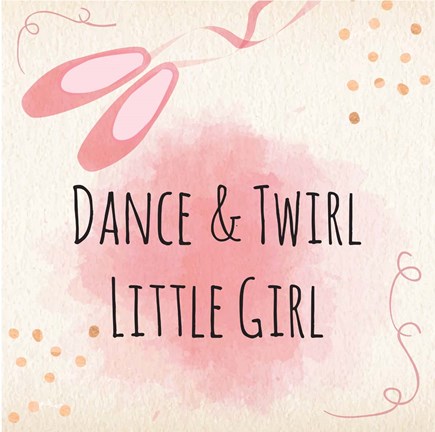 Framed Dance &amp; Twirl Print