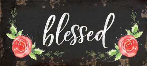 Framed Blessed Print