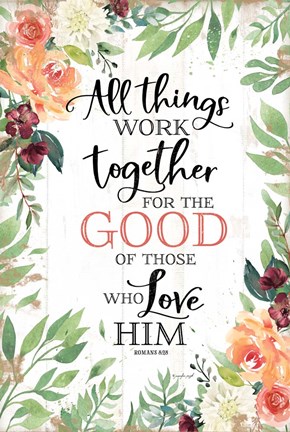 Framed All Things Work Together Print