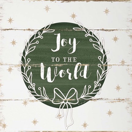 Framed Joy to the World Print