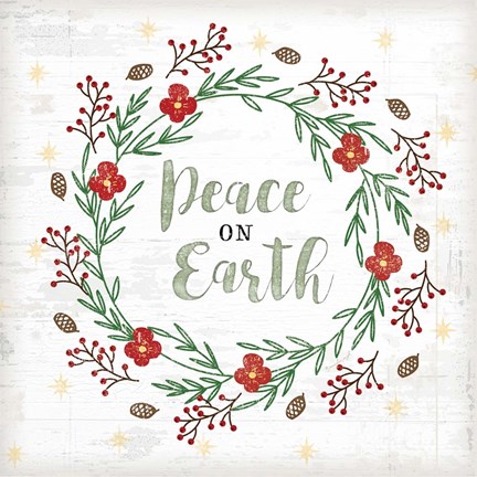 Framed Peace on Earth Print