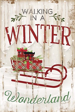 Framed Winter Wonderland Print